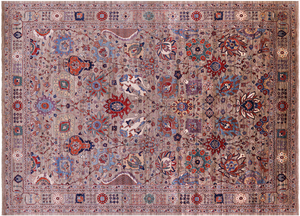 Persian Heriz Serapi Handmade Wool Rug - Manhattan Rugs