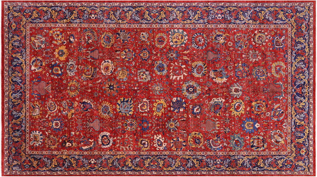 Hand-Knotted Persian Fine Serapi Wool Rug - Manhattan Rugs