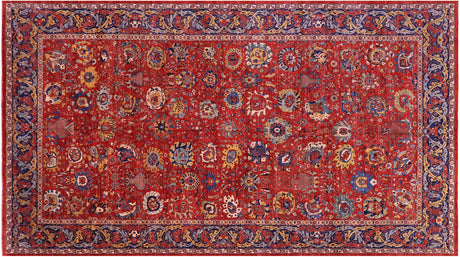 Hand-Knotted Persian Fine Serapi Wool Rug - Manhattan Rugs