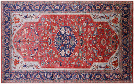 Persian Heriz Serapi Handmade Rug - Manhattan Rugs