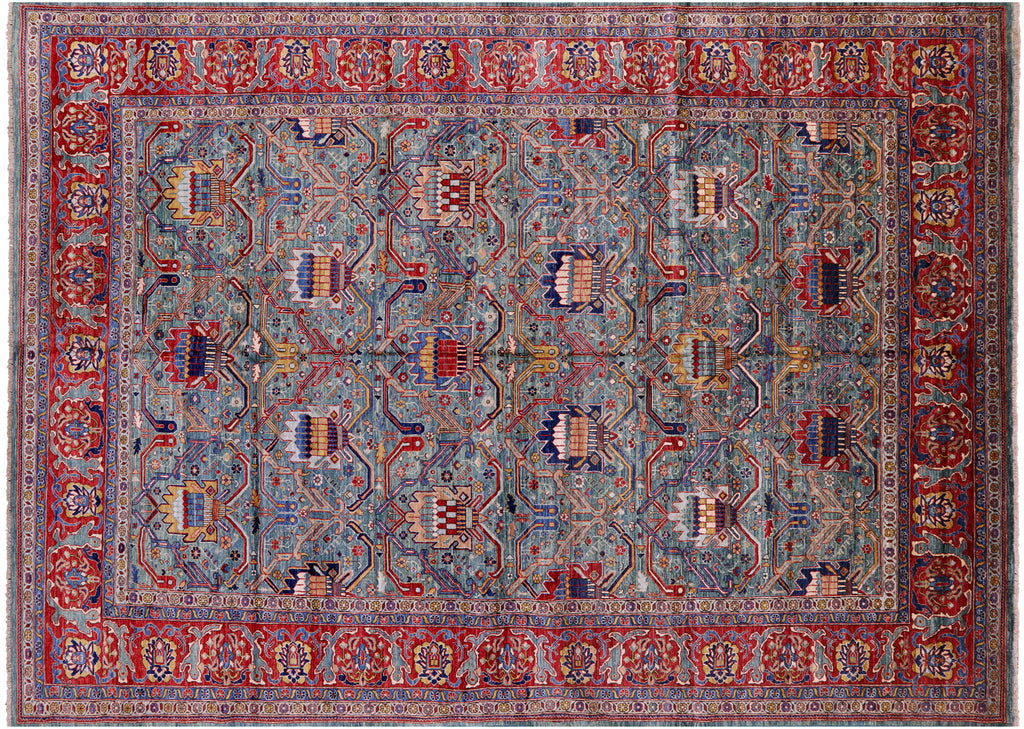 Persian Heriz Serapi Hand Knotted Rug - Manhattan Rugs