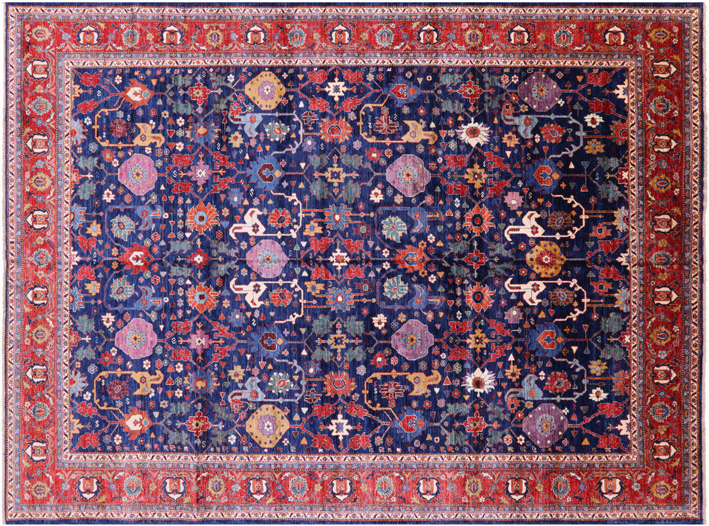 Persian Heriz Serapi Handmade Wool Rug - Manhattan Rugs
