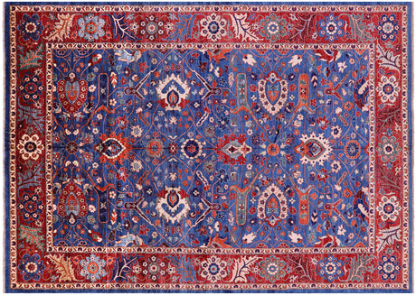 Persian Heriz Serapi Handmade Rug - Manhattan Rugs
