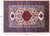 Ivory Persian Heriz Serapi Hand Knotted Rug - Manhattan Rugs