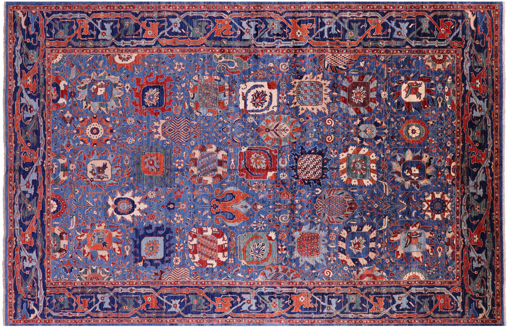 Persian Heriz Serapi Handmade Wool Rug - Manhattan Rugs