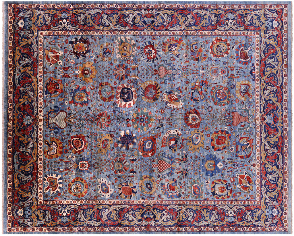 Persian Heriz Serapi Handmade Wool Rug - Manhattan Rugs