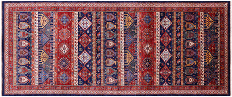 Runner Tribal Persian Gabbeh Hand Knotted Wool Rug - Manhattan Rugs