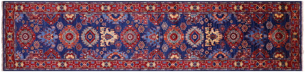 Handmade Persian Heriz Serapi Runner Rug - Manhattan Rugs