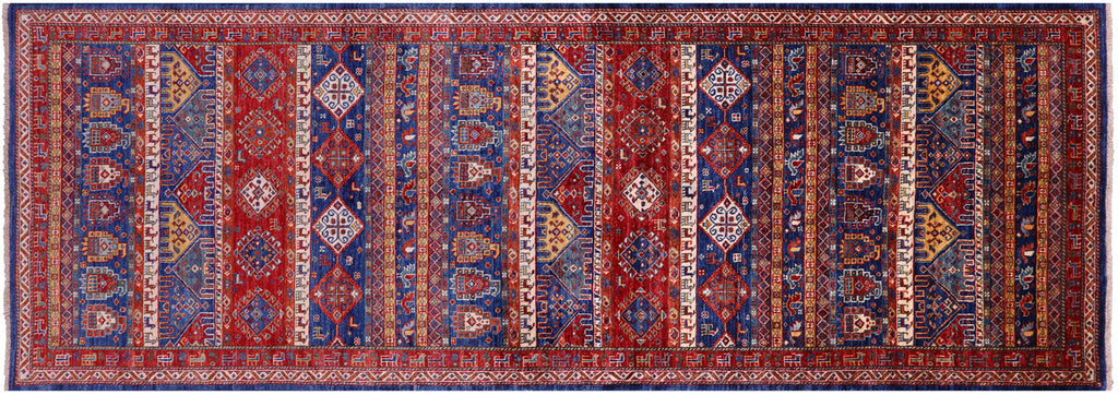 Runner Tribal Persian Gabbeh Handmade Wool Rug - Manhattan Rugs