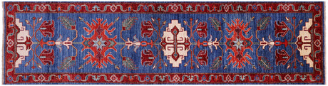 Persian Heriz Serapi Handmade Runner Rug - Manhattan Rugs