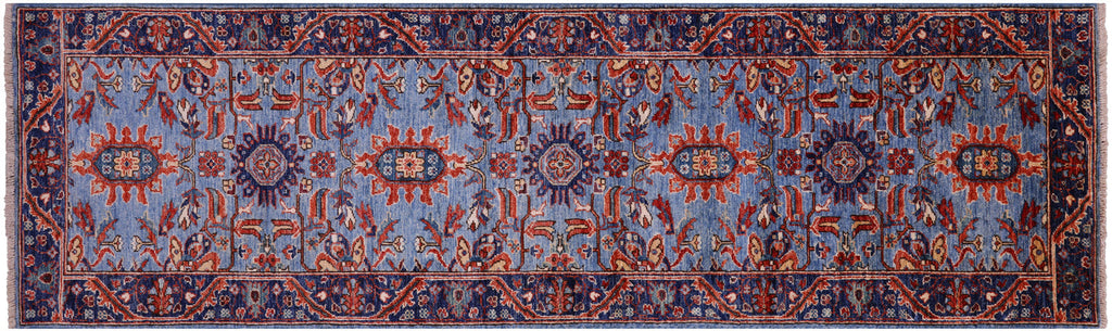 Persian Heriz Serapi Handmade Runner Rug - Manhattan Rugs