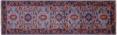 Persian Heriz Serapi Handmade Runner Rug - Manhattan Rugs