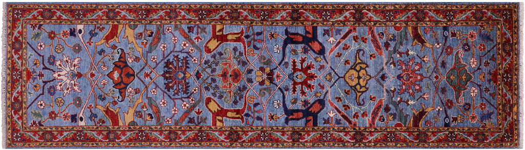 Persian Heriz Serapi Handmade Runner Rug - Manhattan Rugs