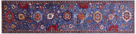 Runner Persian Heriz Serapi Handmade Wool Rug - Manhattan Rugs