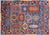 Blue Hand-Knotted Tribal Fine Serapi Wool Rug - Manhattan Rugs