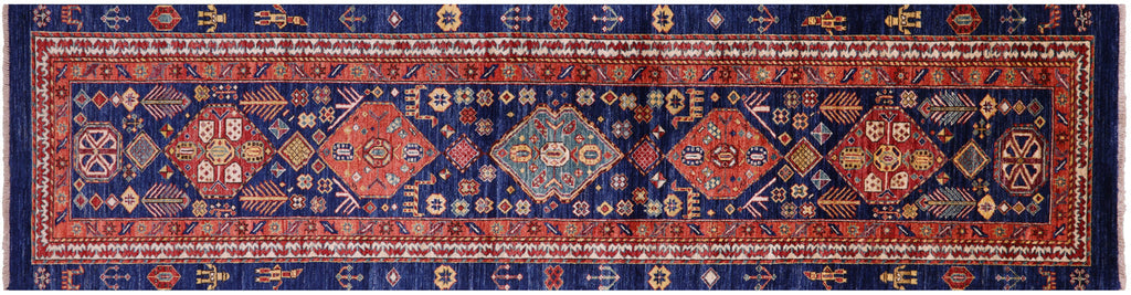 Persian Heriz Serapi Hand Knotted Runner Rug - Manhattan Rugs