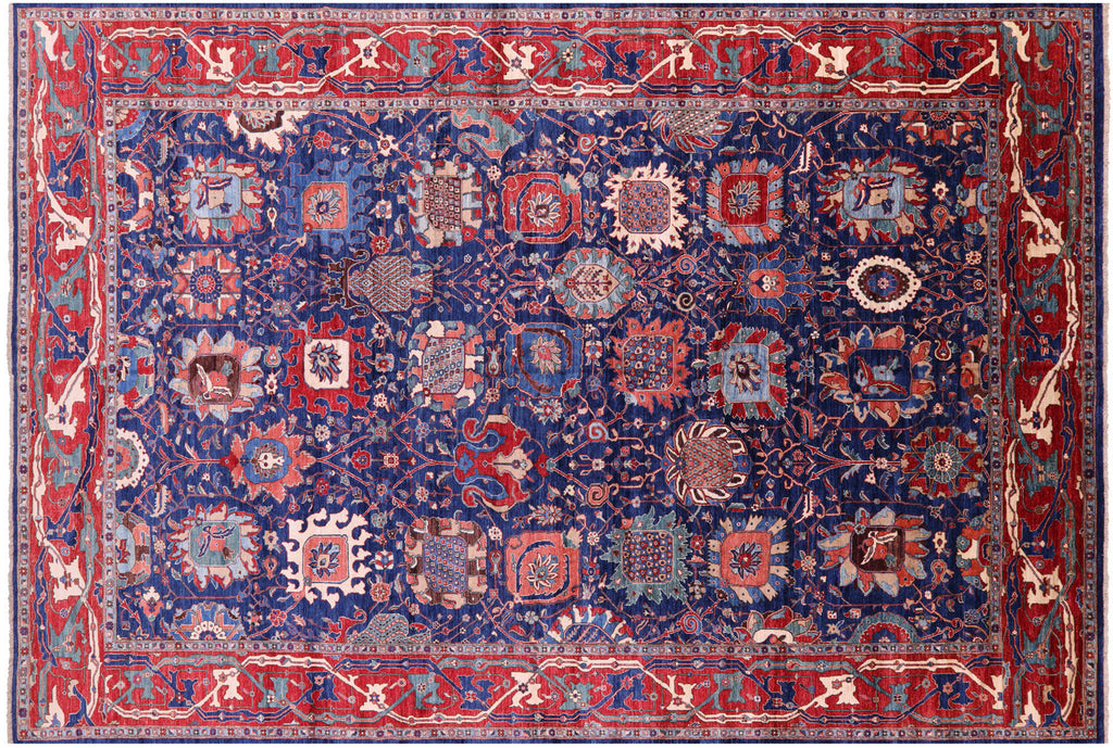 Persian Heriz Serapi Handmade Rug - Manhattan Rugs