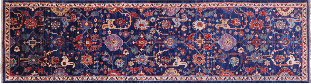 Persian Heriz Serapi Handmade Runner Rug - Manhattan Rugs