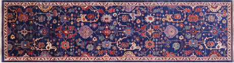 Persian Heriz Serapi Handmade Runner Rug - Manhattan Rugs