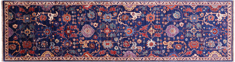 Persian Heriz Serapi Handmade Runner Rug - Manhattan Rugs