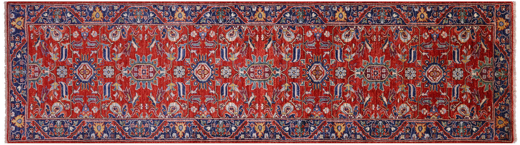 Runner Persian Heriz Serapi Hand-Knotted Rug - Manhattan Rugs