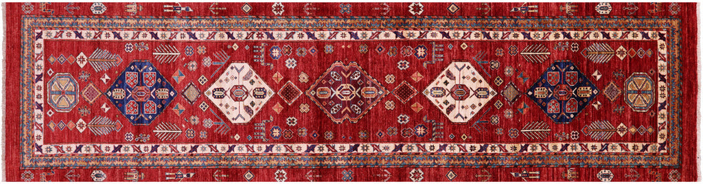 Runner Persian Heriz Serapi Handmade Wool Rug - Manhattan Rugs