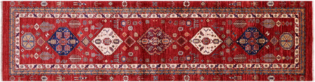 Runner Persian Heriz Serapi Handmade Wool Rug - Manhattan Rugs