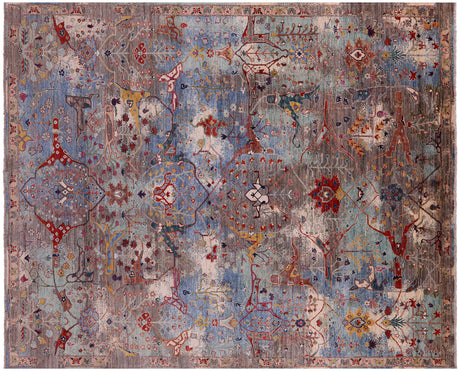 Hand Knotted Transitional Persian Heriz Serapi Rug - Manhattan Rugs