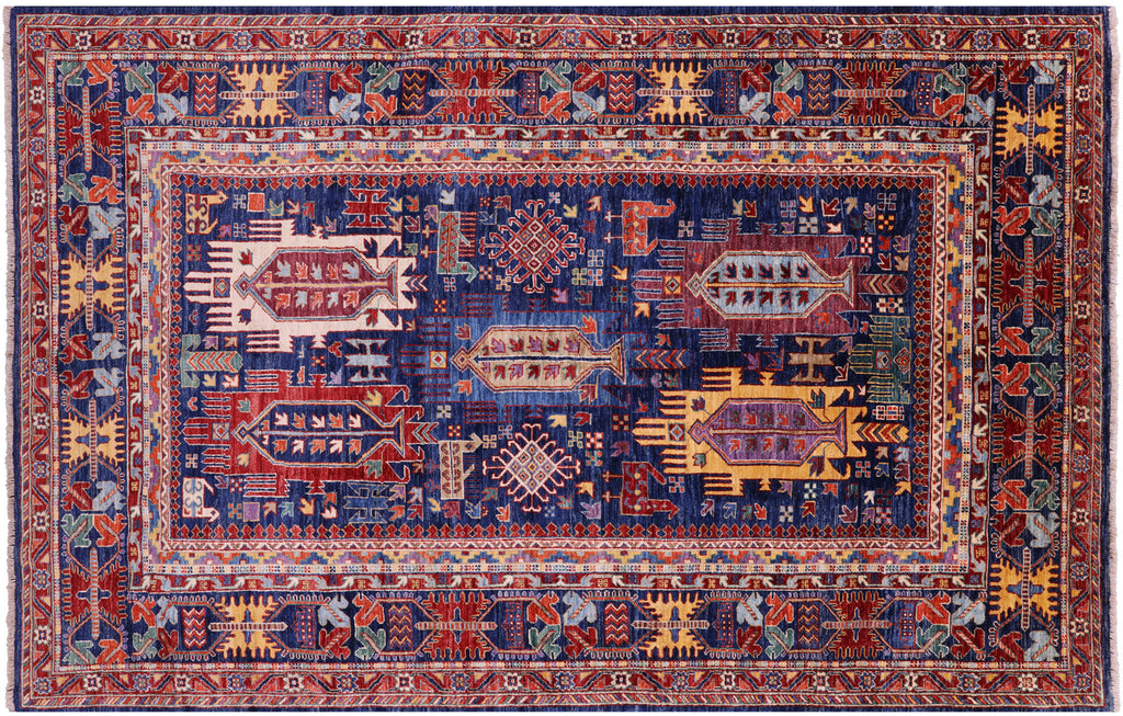 Tribal Fine Serapi Hand-Knotted Wool Rug - Manhattan Rugs