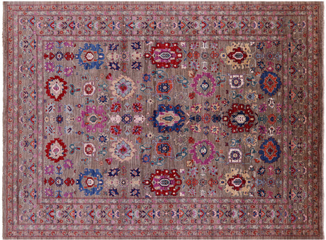 Persian Heriz Serapi Handmade Wool Rug - Manhattan Rugs