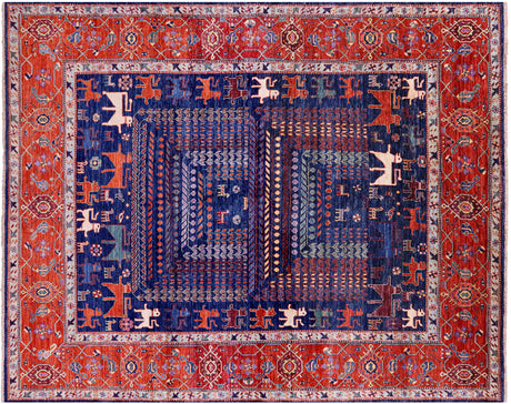 Persian Heriz Serapi Handmade Wool Rug - Manhattan Rugs