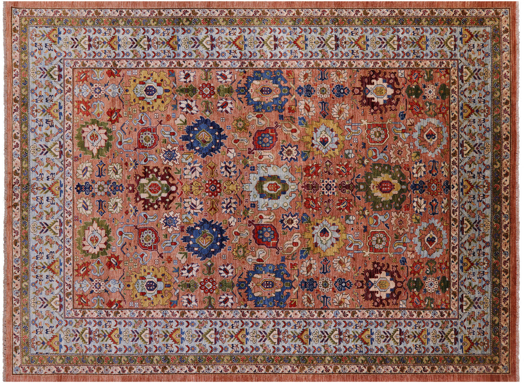 Persian Heriz Serapi Handmade Wool Rug - Manhattan Rugs