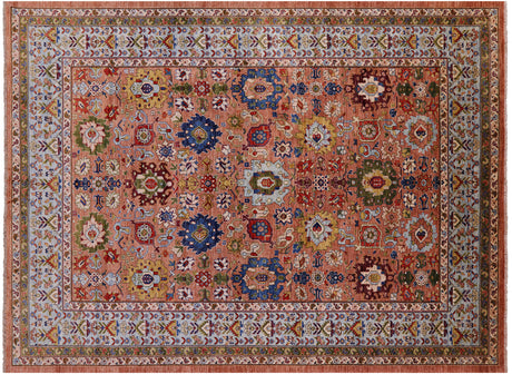 Persian Heriz Serapi Handmade Wool Rug - Manhattan Rugs