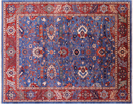Hand-Knotted Persian Heriz Serapi Rug - Manhattan Rugs
