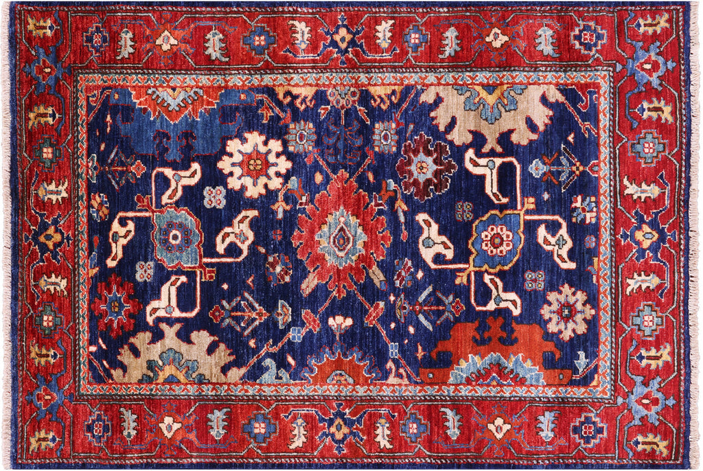 Persian Heriz Serapi Hand Knotted Rug - Manhattan Rugs
