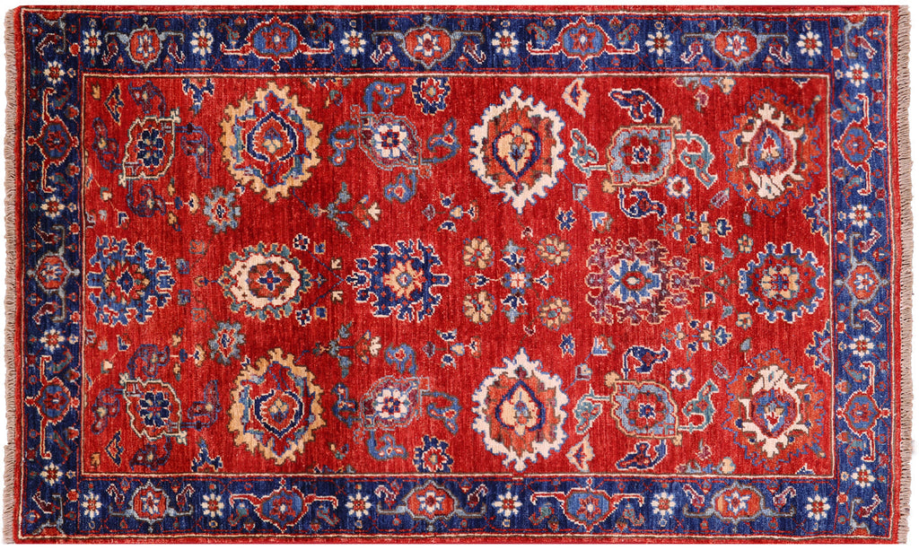 Persian Heriz Serapi Handmade Rug - Manhattan Rugs