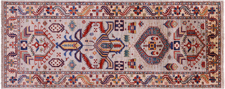 Runner Persian Heriz Serapi Handmade Wool Rug - Manhattan Rugs