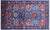 Blue 3' 1" X 5' 1" Persian Heriz Serapi Handmade Rug - Q22940