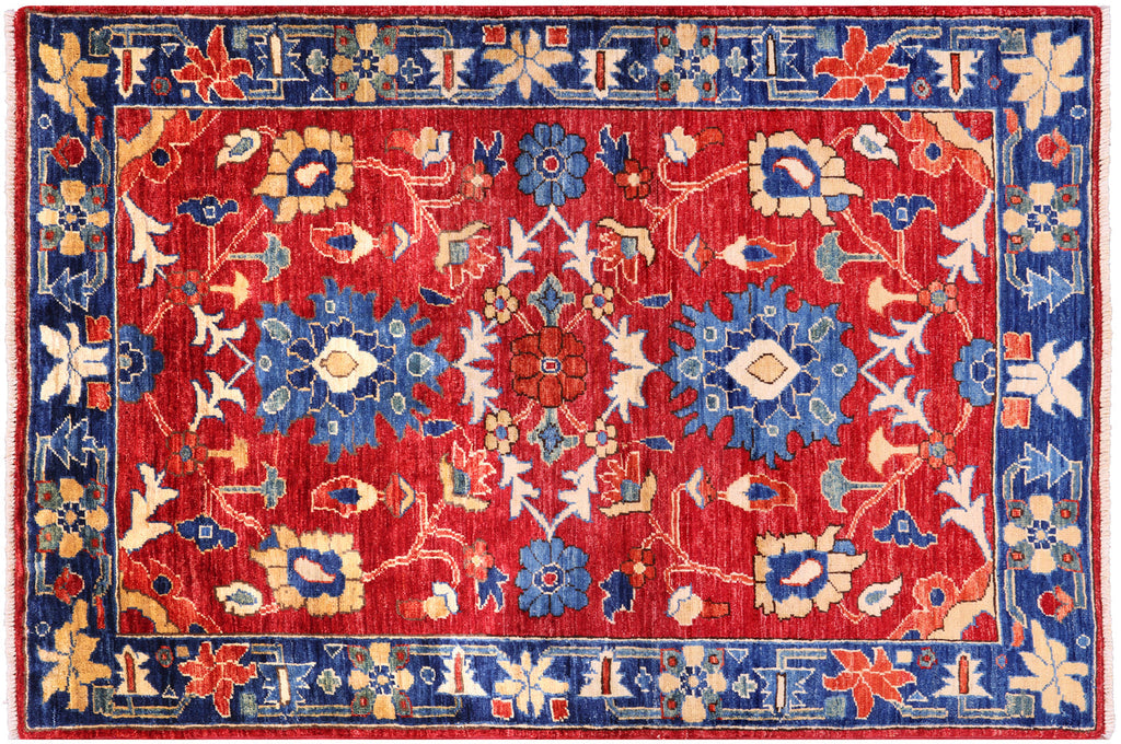 Persian Heriz Serapi Handmade Rug - Manhattan Rugs