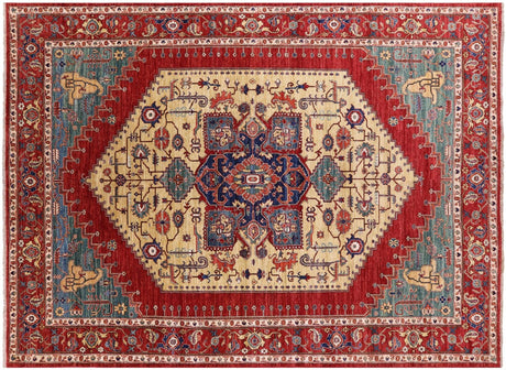 Persian Fine Serapi Handmade Wool Area Rug - Manhattan Rugs