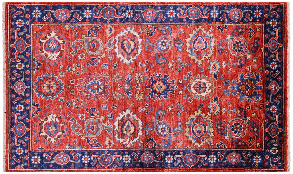 Persian Heriz Serapi Handmade Wool Rug - Manhattan Rugs