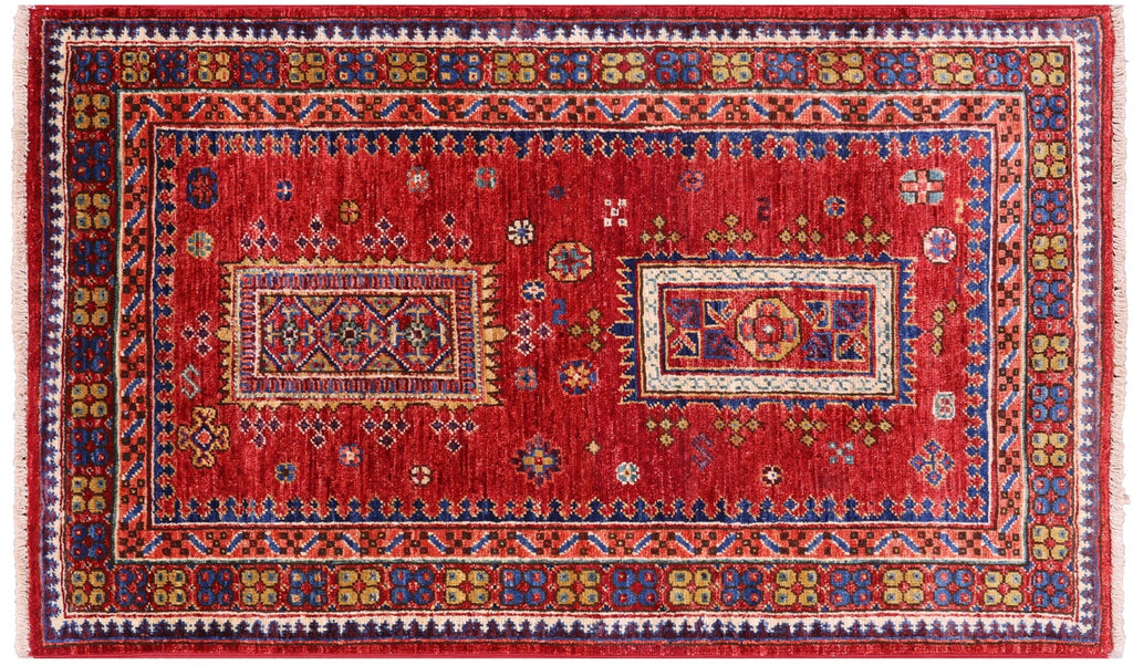 Red Tribal Fine Serapi Handmade Wool Rug - Manhattan Rugs