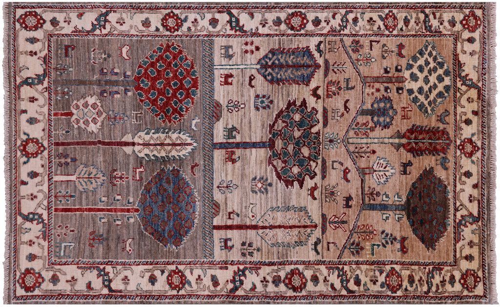 Persian Tribal Gabbeh Hand-Knotted Wool Rug - Manhattan Rugs