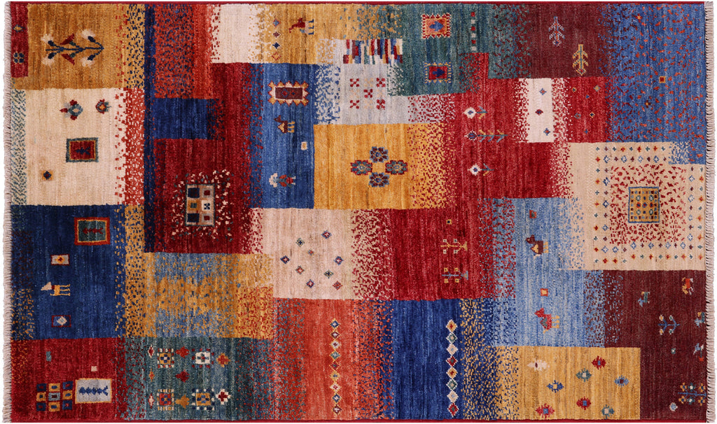 Persian Gabbeh Tribal Handmade Rug - Manhattan Rugs