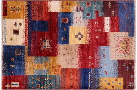 Tribal Persian Gabbeh Handmade Wool Rug - Manhattan Rugs