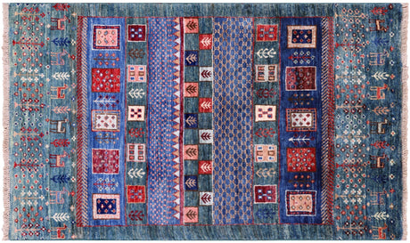 Handmade Persian Gabbeh Tribal Rug - Manhattan Rugs