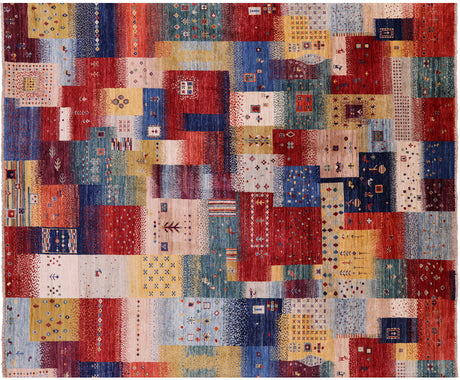 Tribal Persian Gabbeh Handmade Wool Rug - Manhattan Rugs