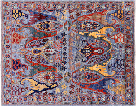Persian Heriz Serapi Hand-Knotted Wool Rug - Manhattan Rugs