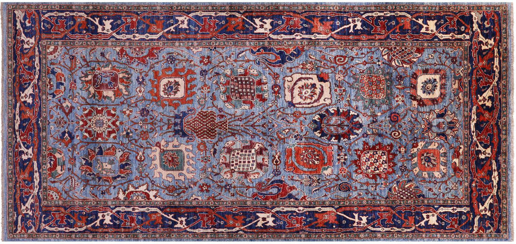 Persian Heriz Serapi Hand Knotted Wool Rug - Manhattan Rugs