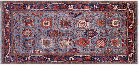 Persian Heriz Serapi Hand Knotted Wool Rug - Manhattan Rugs